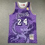 NBA 24 Kobe bryant Lakers The Year of the Loong Maillot Violet